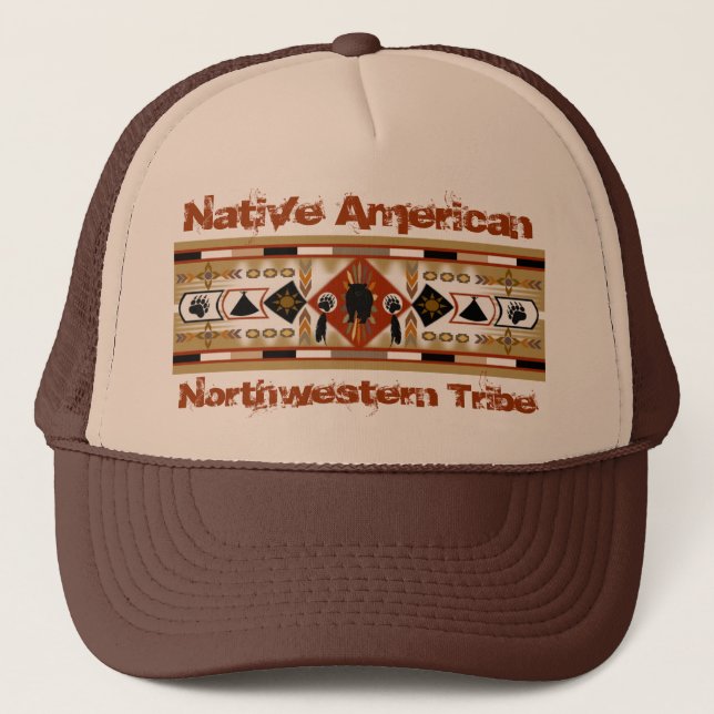 Native American Bear Clan Hat (Front)