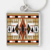 Native American Bear Clan Keychain