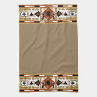 Native American Bear Clan Kitchen Towels