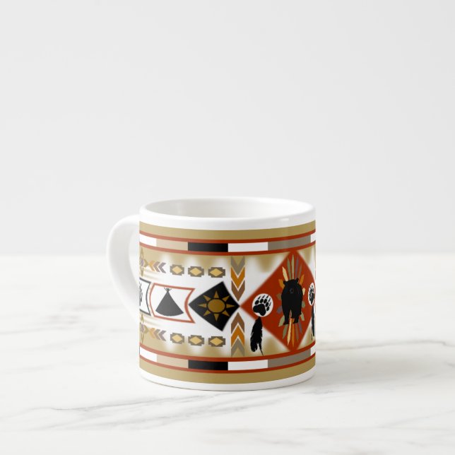 Native American Bear Clan Speciality Mug (Front Left)