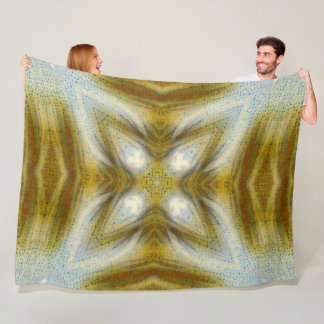 Native American Bear Spirit Shaman Star Plush Fleece Blanket