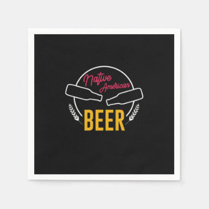 Native American Beer Napkin