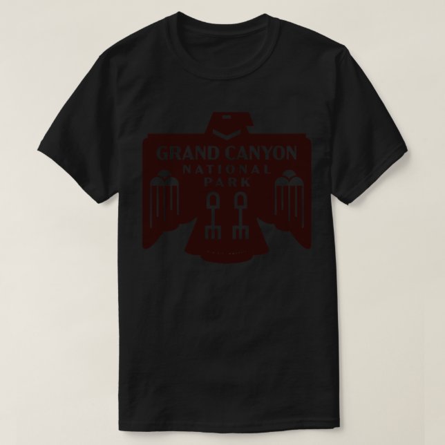 Native American Bird Grand Canyon National Park Br T-Shirt (Design Front)