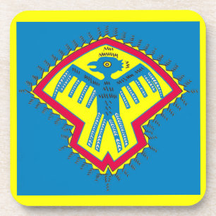 Native American bird symbol Coaster