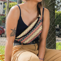 Native American Boho Culture Tribal geometric