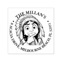 Native American boy  Shocked theme