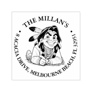 Native American boy theme Self-inking Stamp