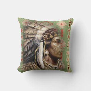 Native American Brave Cushion