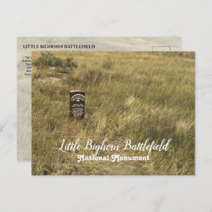 Native American Burial Ground, Little Bighorn Postcard
