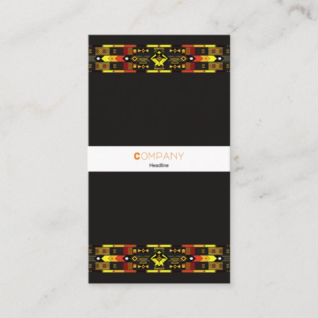 Native American Business Card (Front)
