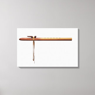 Native American Cedar Flute Canvas Print