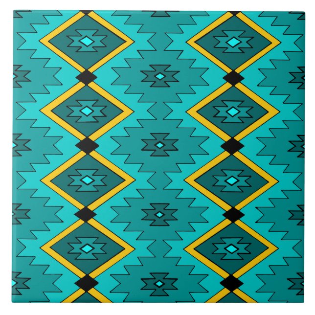 Native American Ceramic Tile (Front)
