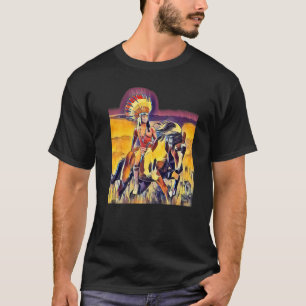 Native American Chief On A Horse T-Shirt