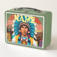 Native American Chief Powerful Portrait