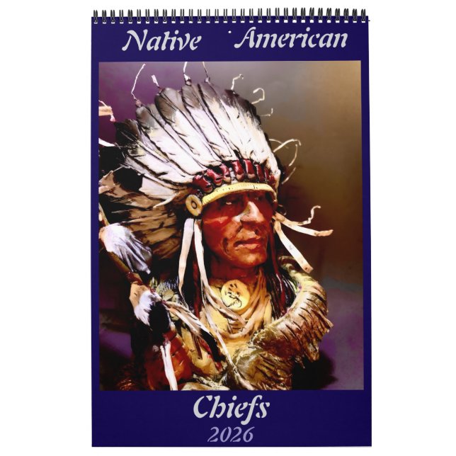 Native American Chiefs Calendar (Cover)