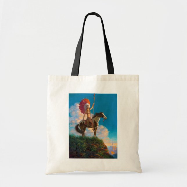 Native American: Chieftess, American Indian  Tote Bag (Front)