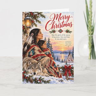 Native American Christmas Card
