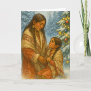 Native American Christmas Card