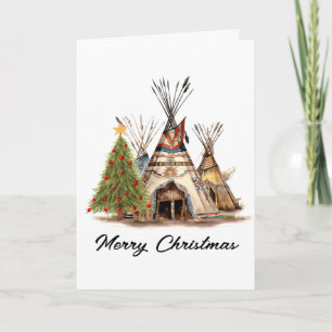 Native American Christmas Card