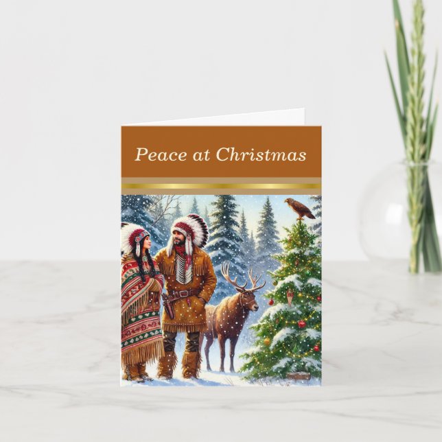 Native American Christmas Card (Front)