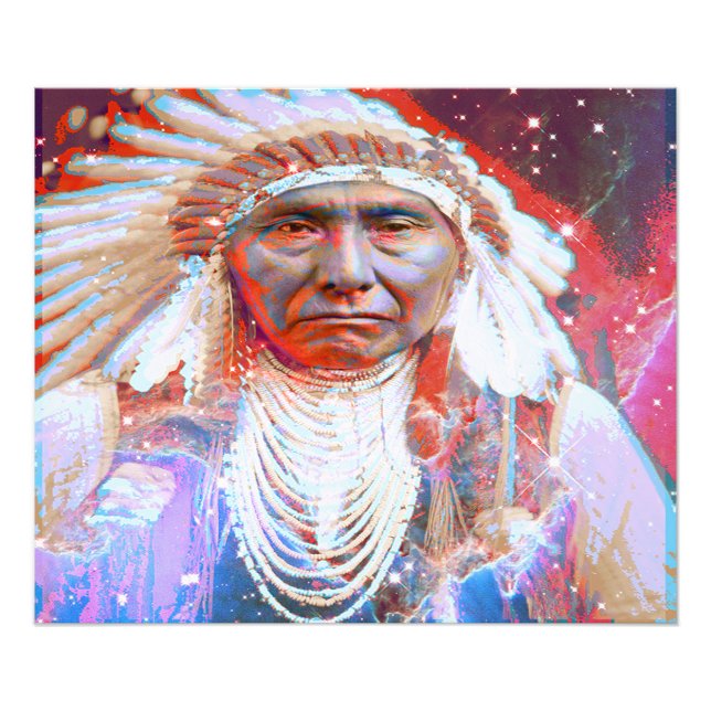 Native American  Crazy Horse Photo Print (Front)