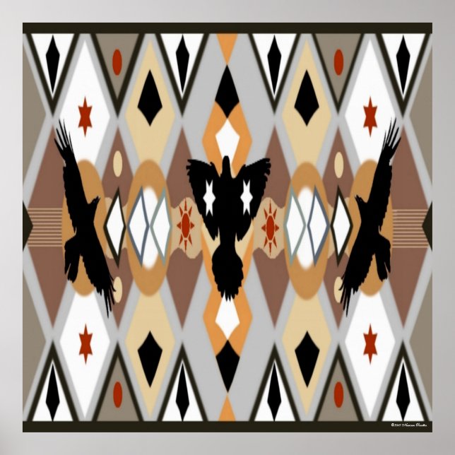 Native American Crow Poster (Front)