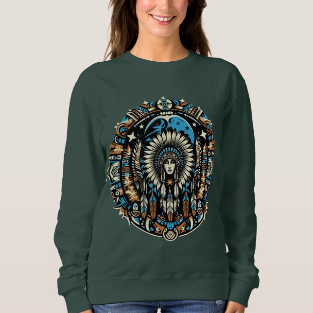 Native American Design 2 Sweatshirt (Front)