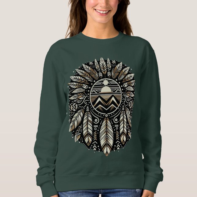 Native American Design Sweatshirt (Front)