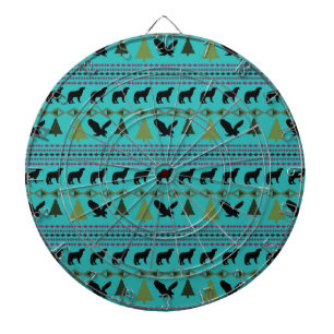 Native American Designs Dartboard