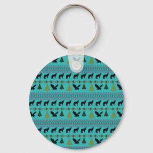Native American Designs Key Ring