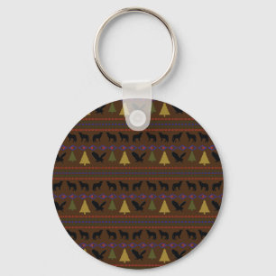 Native American Designs Key Ring