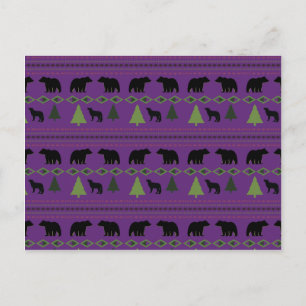 Native American Designs Postcard