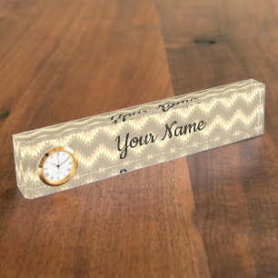 Native American Desk Name Plate