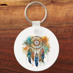 NATIVE AMERICAN DREAM CATCHER KEY RING