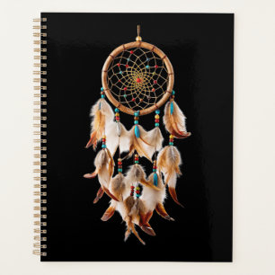 Native American Dreamcatcher Art Magical Feathers Planner