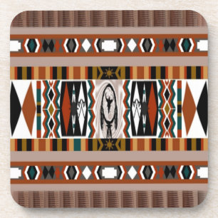 Native American Dreamcatcher Cork Coaster