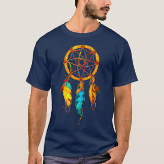 Native American Dreamcatcher Feather  T-Shirt