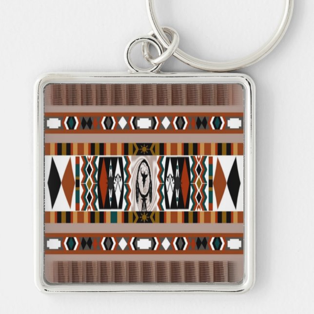 Native American Dreamcatcher Keychain (Front)