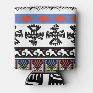 Native American Ethnic Illustration Can Cooler