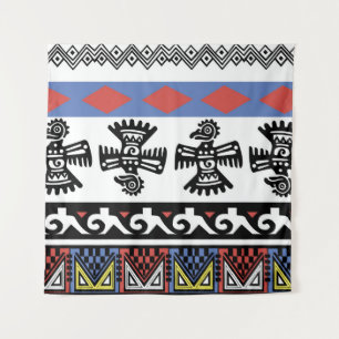 Native American Ethnic Illustration Tapestry