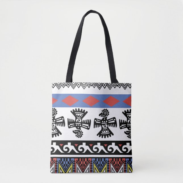 Native American Ethnic Illustration Tote Bag (Front)