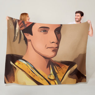 Native American Fleece Blanket