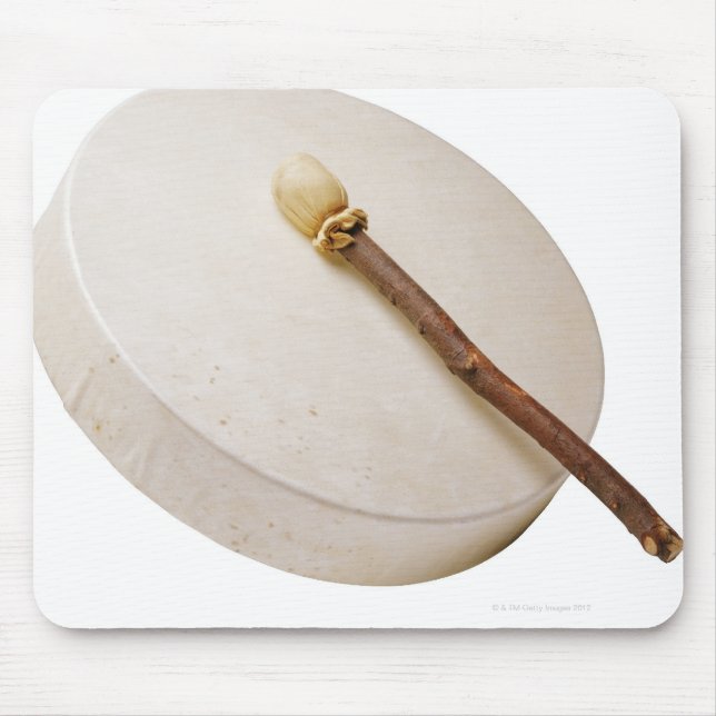 Native American Frame Drum Mouse Pad (Front)