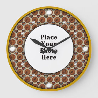 Native American Frame Your Photo Wall Clock