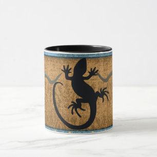 Native American Gecko Lizard Mug