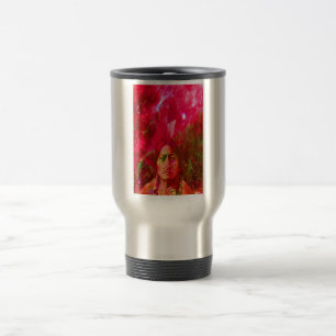 Native American Ghost of Sitting Bull Travel Mug