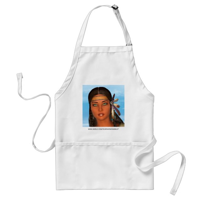 Native American Girl Standard Apron (Front)