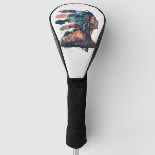 Native American Golf Head Cover