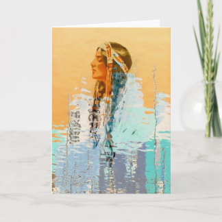 Native American Greeting Card Harrison Fisher