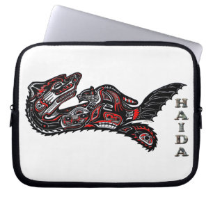 Native American Haida Otter Art Laptop Sleeve